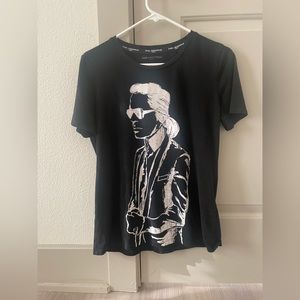 Karl Lagerfeld black T shirt